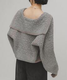 KBF（ケイビーエフ）の「JQセーラーカーディガン（ニット/セーター）」