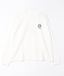 ピーナッツ コットンロングTシャツ スヌーピーワンポイント PEANUT75周年