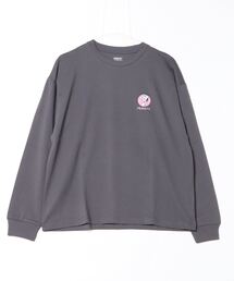 ピーナッツ  コットンロングTシャツ スヌーピーワンポイント PEANUT75周年