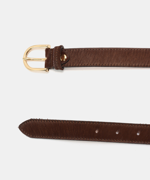 AULENTTI(オウレンティ)の「AULENTTI/オウレンティ SLOBE ハラコベルト TI-460-25S-PO(ベルト・レディース・ブラウン・FREE)」の6枚目の写真