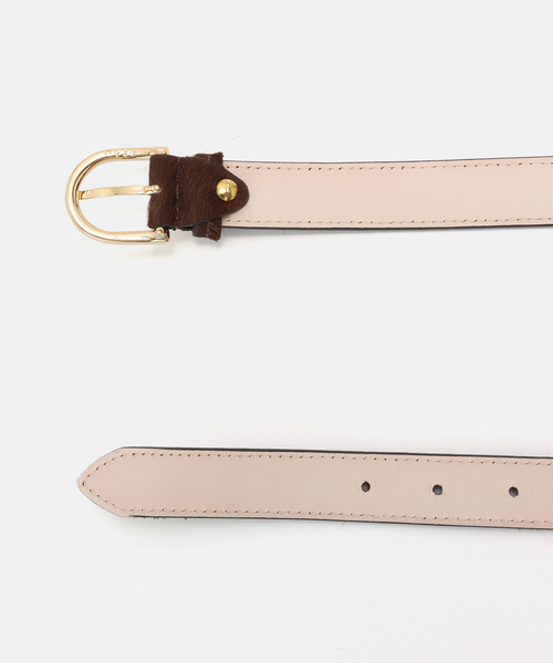 AULENTTI(オウレンティ)の「AULENTTI/オウレンティ SLOBE ハラコベルト TI-460-25S-PO(ベルト・レディース・ブラウン・FREE)」の7枚目の写真