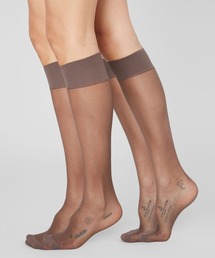 SWEDISH STOCKING（スウェディッシュストッキングス）の「Elin Premium Knee-Highs (2P) Dark Brown（ソックス/靴下・レディース）」
