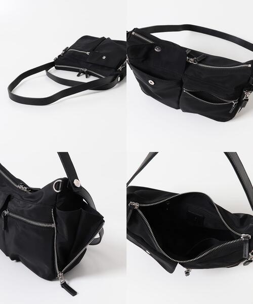 RODE SKO(ロデスコ)の「hun RODESKO Dual pocket(ショルダーバッグ・レディース・ブラック/ブラウン・ONE)」の9枚目の写真