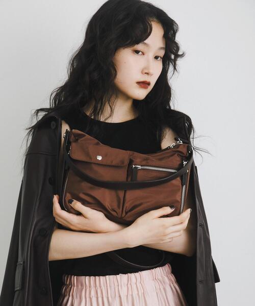 RODE SKO(ロデスコ)の「hun RODESKO Dual pocket(ショルダーバッグ・レディース・ブラック/ブラウン・ONE)」の12枚目の写真