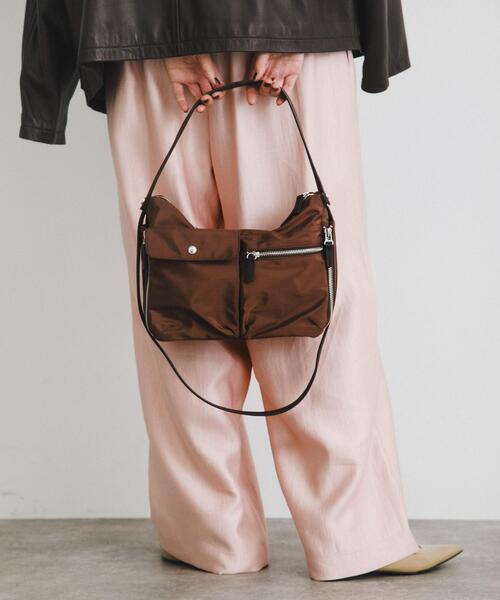 RODE SKO(ロデスコ)の「hun RODESKO Dual pocket(ショルダーバッグ・レディース・ブラック/ブラウン・ONE)」の13枚目の写真