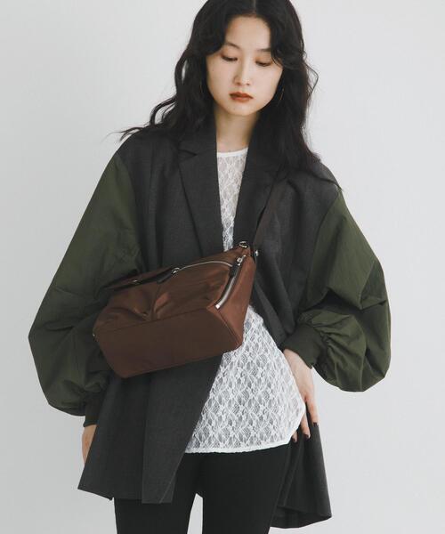 RODE SKO(ロデスコ)の「hun RODESKO Dual pocket(ショルダーバッグ・レディース・ブラック/ブラウン・ONE)」の15枚目の写真