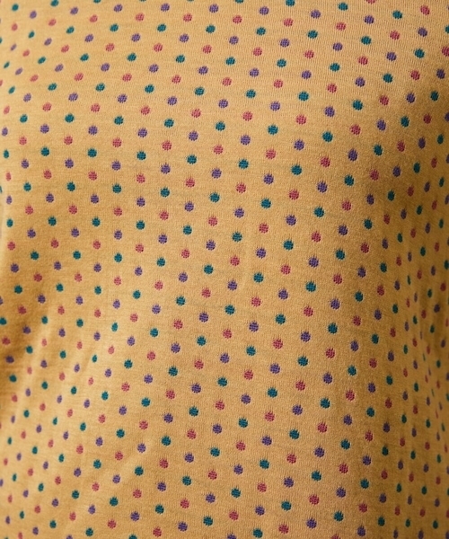 Jocomomola(ホコモモラ)の「接結ドットラウンドネックカットソー(Tシャツ/カットソー・レディース・ブラック/ベージュ・40)」の9枚目の写真