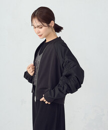 COMME CA ISM（コムサイズム）の「袖ギャザーブルゾン（ブルゾン）」