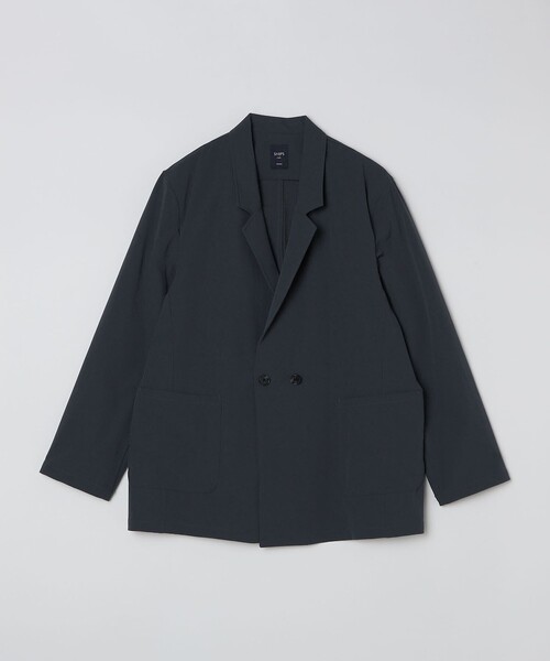 SHIPS Colors:〈洗濯機可能〉ナイロン ストレッチ ダブル ジャケット