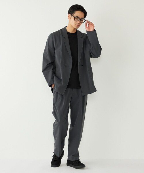 CABaN コットンナイロンストレッチダブルジャケット/Mサイズ(ユニセックス) caban（キャバン）の「□CABaN コットンナイロンストレッチ ネップ