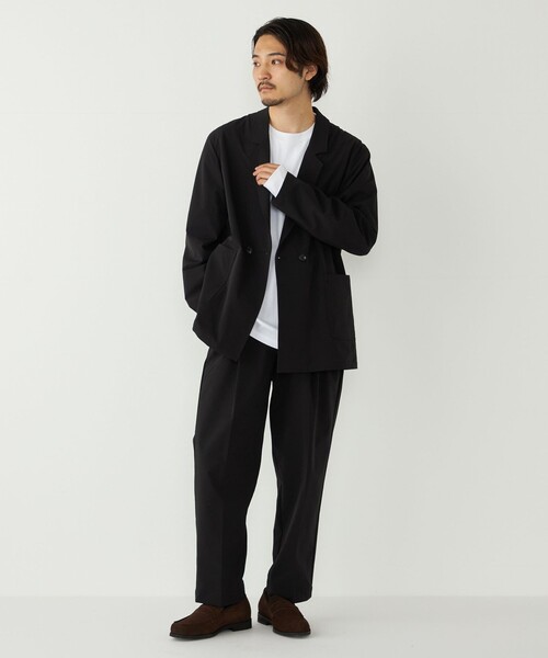 セール】SHIPS Colors:〈洗濯機可能〉ナイロン ストレッチ ダブル