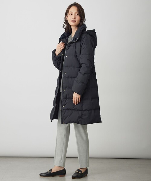 【uuu. 】IENA タフタ ロングダウンコート ブラック 36 P/タフタロングダウンコート◇ | イエナ(IENA) | マルイウェブチャネル