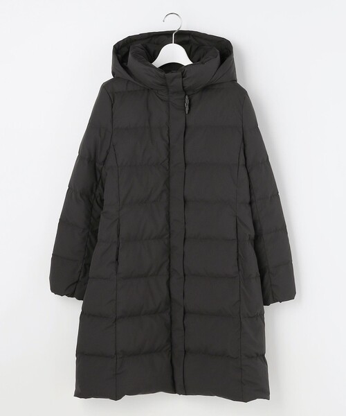 洗える・2way】タフタダウン ロング丈 コート（ダウンジャケット