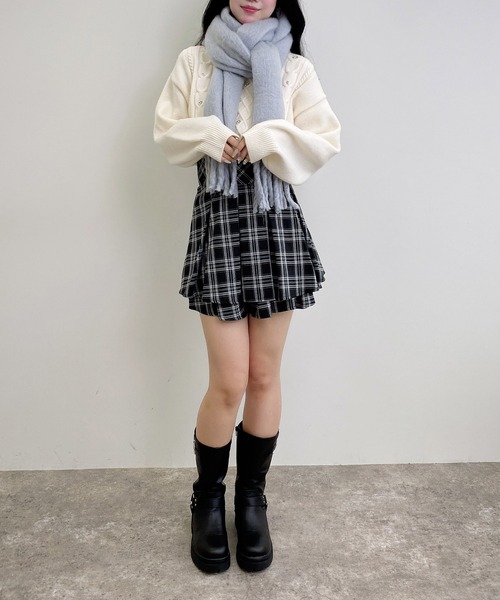 INGNI（イング）の「フリンジボリュームストール（ストール/ショール・レディース・ボルドー/ピンク/サックスブルー/オフホワイト/グレー/ホワイト系その他/ピンク系/サックスブルー系2・ONE SIZE）」の15枚目の写真