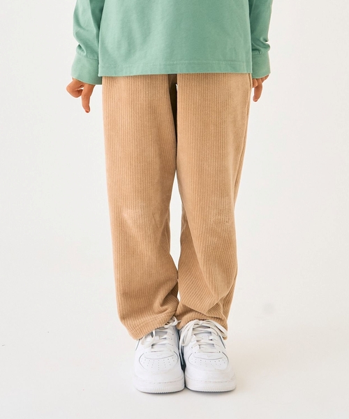 minimal（ミニマル）の「ニットコールパンツ（その他パンツ・キッズ・モスグリーン/アイボリー/ピンク/ベージュ/チャコール・110cm/90cm/140cm/130cm/120cm/100cm）」の4枚目の写真