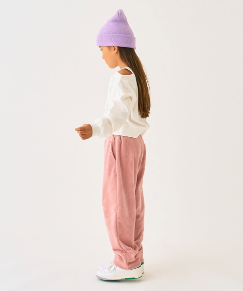 minimal（ミニマル）の「ニットコールパンツ（その他パンツ・キッズ・モスグリーン/アイボリー/ピンク/ベージュ/チャコール・110cm/90cm/140cm/130cm/120cm/100cm）」の22枚目の写真