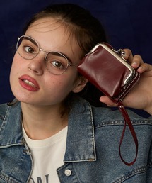 BONLECILL（ボンルシール）の「【BONLECILL Marche】《お札が折れない》がま口コインケース付き ジャバラウォレット／財布／カードケース（財布）」