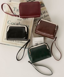 BONLECILL（ボンルシール）の「【BONLECILL Marche】《お札が折れない》がま口コインケース付き ジャバラウォレット／財布／カードケース（財布）」