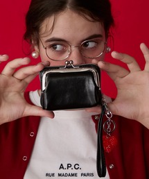 BONLECILL（ボンルシール）の「【BONLECILL Marche】《お札が折れない》がま口コインケース付き ジャバラウォレット／財布／カードケース（財布）」