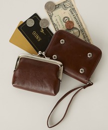 BONLECILL Marche（ボンルシールマルシェ）の「【BONLECILL Marche】《お札が折れない》がま口コインケース付き ジャバラウォレット／財布／カードケース（財布）」