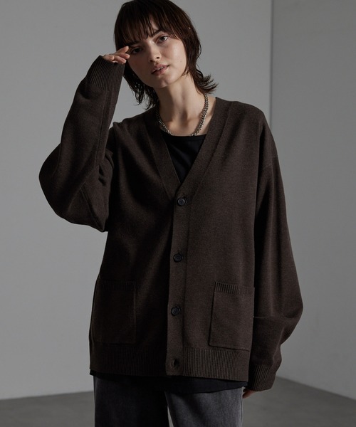 セール】【CIYOT-シヨウト-】ルーズシルエットメランジニット