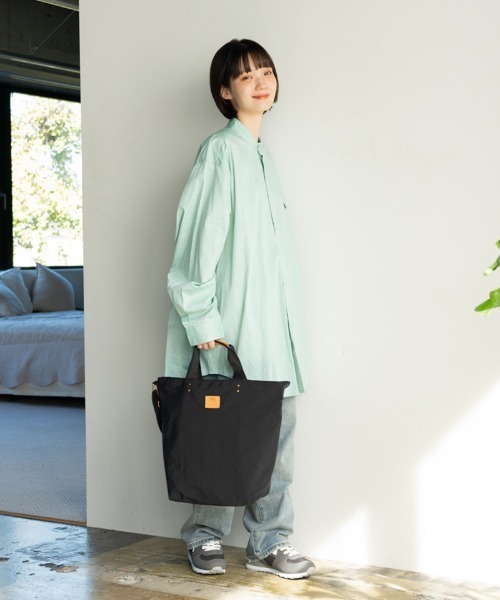 kippis(キッピス)の「2WAYトートバッグ<撥水加工>(トートバッグ・レディース・ブラック/カーキ/ベージュ/グレー・FREE)」の12枚目の写真
