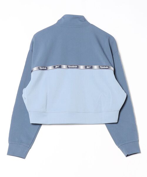 Reebok（リーボック）の「クロップド トラックジャケット / CROPPED TRACK JACKET（ジャージ・レディース・ネイビー/クリアブルー・X-SMALL/SMALL/MEDIUM）」の17枚目の写真