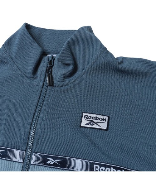Reebok（リーボック）の「クロップド トラックジャケット / CROPPED TRACK JACKET（ジャージ・レディース・ネイビー/クリアブルー・X-SMALL/SMALL/MEDIUM）」の13枚目の写真