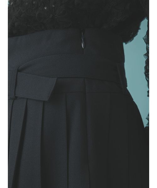 FURFUR（ファーファー）の「バイカラープリーツミニスカート（スカート・レディース・ネイビー/ブラウン/チャコールグレー・F）」の14枚目の写真