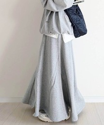 【notch. by yui 】スウェットフレアスカート