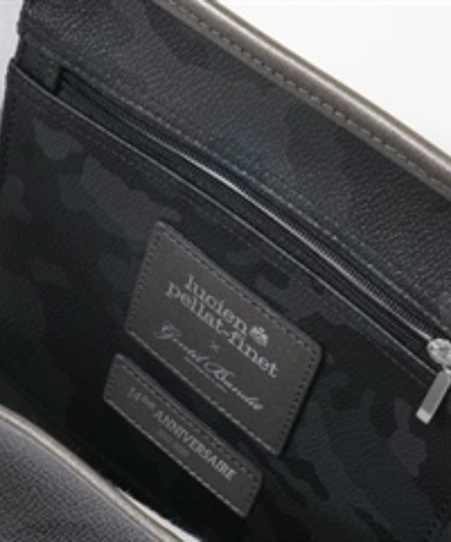 GENTIL BANDIT(ジャンティバンティ)の「GENTIL BANDIT x lucien pellat-finet /14th Anniv. Ltd トートバッグPM(marijuana)(トートバッグ・メンズ・ブラック/ホワイト・F)」の5枚目の写真