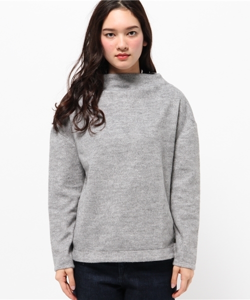 LBC(エルビーシー)の「ポリレーヨン起毛ボトルネックプルオーバー (Tシャツ/カットソー・レディース・イエロー/オフホワイト/ライトグレー・LARGE/MEDIUM)」の2枚目の写真