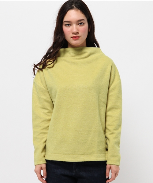 LBC(エルビーシー)の「ポリレーヨン起毛ボトルネックプルオーバー (Tシャツ/カットソー・レディース・イエロー/オフホワイト/ライトグレー・LARGE/MEDIUM)」の11枚目の写真