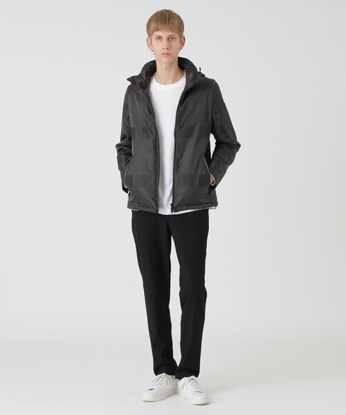 BLACK LABEL CRESTBRIDGE(ブラックレーベル・クレストブリッジ)の「シャドーチェック4WAYパデッドパーカー(ブルゾン・メンズ・グレー系その他/ブラック/ネイビー・L/M/XL)」の4枚目の写真