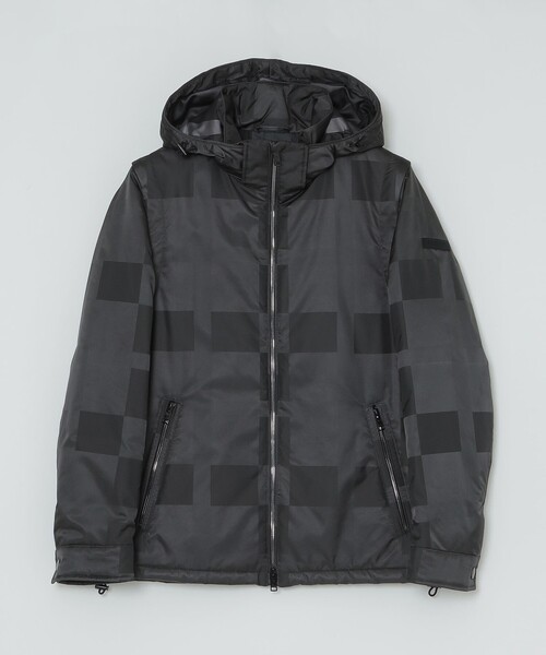 BLACK LABEL CRESTBRIDGE(ブラックレーベル・クレストブリッジ)の「シャドーチェック4WAYパデッドパーカー(ブルゾン・メンズ・グレー系その他/ブラック/ネイビー・L/M/XL)」の13枚目の写真