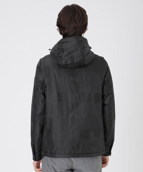 BLACK LABEL CRESTBRIDGE（ブラックレーベル・クレストブリッジ）の「シャドーチェック4WAYパデッドパーカー（ブルゾン・メンズ・グレー系その他/ブラック/ネイビー・L/M/XL）」の20枚目の写真