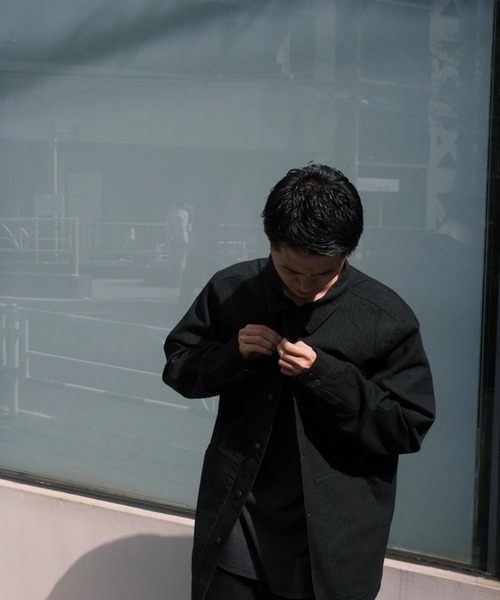 RVCA（ルーカ）の「RVCA メンズ QUILTING DENIM SHIRT 長袖シャツ 【2025年秋冬モデル】/ルーカキルティングデニムシャツ（シャツ/ブラウス・メンズ・ブルー/ブラック・LARGE/MEDIUM/SMALL）」の18枚目の写真