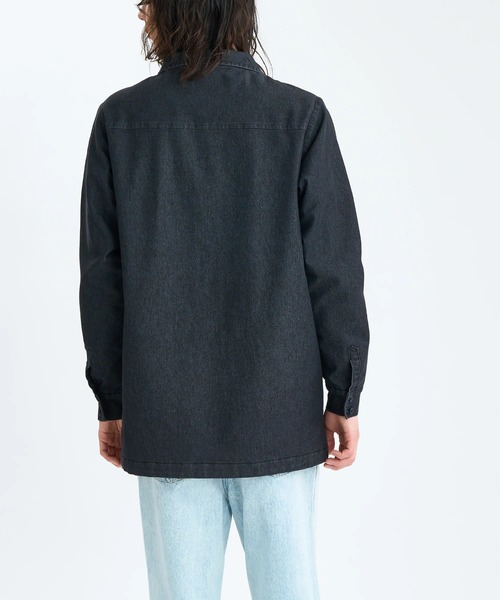 RVCA（ルーカ）の「RVCA メンズ QUILTING DENIM SHIRT 長袖シャツ 【2025年秋冬モデル】/ルーカキルティングデニムシャツ（シャツ/ブラウス・メンズ・ブルー/ブラック・LARGE/MEDIUM/SMALL）」の16枚目の写真