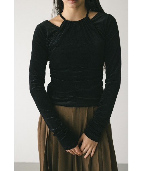 Stylemixer 2ピースホルターベロアトップS 2ピースホルターベロアトップ｜STYLEMIXER（スタイルミキサー