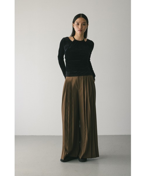 Stylemixer 2ピースホルターベロアトップS 2ピースホルターベロアトップ（Tシャツ/カットソー