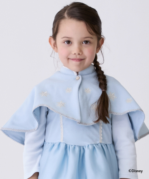 petit main（プティマイン）の「【Disney】なりきりケープ（カーディガン/ボレロ・キッズ・ラベンダー/ライトブルー/イエロー/プラム/ブルー・M/S）」の2枚目の写真