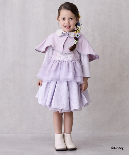 petit main（プティマイン）の「【Disney】なりきりケープ（カーディガン/ボレロ・キッズ・ラベンダー/ライトブルー/イエロー/プラム/ブルー・M/S）」の9枚目の写真