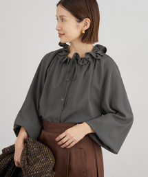 IENA（イエナ）の「襟フリルブラウス（シャツ/ブラウス・レディース）」