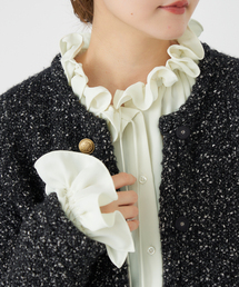 IENA | 襟フリルブラウス(シャツ/ブラウス)