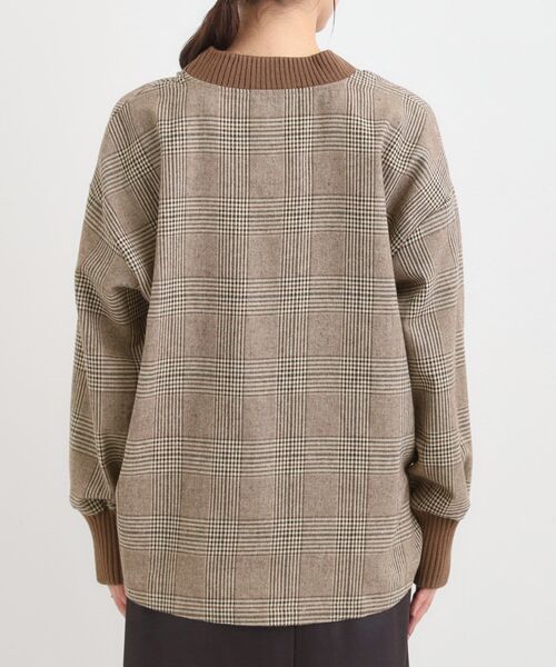 SHOO・LA・RUE（シューラルー）の「チェック柄プルオーバー（Tシャツ/カットソー・レディース・ブラック系1/ダークブラウン系1・04/02/03/01）」の13枚目の写真