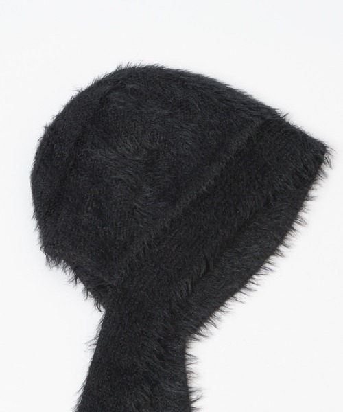 HARE(ハレ)の「シャギーニットキャップ(HARE)(ニットキャップ/ビーニー・レディース・ホワイト/ブラック・FREE)」の17枚目の写真