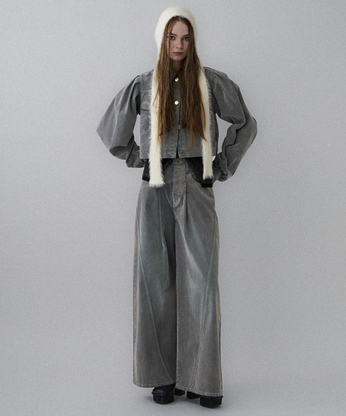 HARE(ハレ)の「シャギーニットキャップ(HARE)(ニットキャップ/ビーニー・レディース・ホワイト/ブラック・FREE)」の3枚目の写真