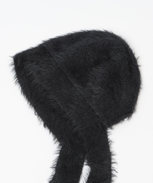 HARE(ハレ)の「シャギーニットキャップ(HARE)(ニットキャップ/ビーニー・レディース・ホワイト/ブラック・FREE)」の16枚目の写真