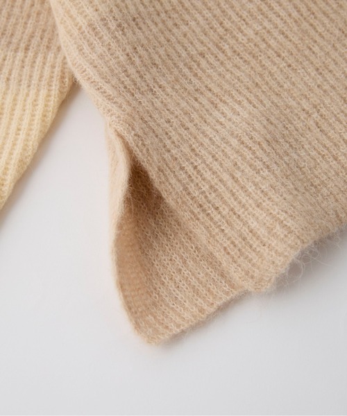 LA MARINE FRANCAISE(マリン フランセーズ)の「【Porter des boutons 】 別注モヘア2wayニット(ニット/セーター・レディース・ブルー/チャコールグレー/イエロー・FREE)」の10枚目の写真