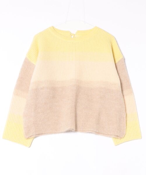 LA MARINE FRANCAISE(マリン フランセーズ)の「【Porter des boutons 】 別注モヘア2wayニット(ニット/セーター・レディース・ブルー/チャコールグレー/イエロー・FREE)」の7枚目の写真